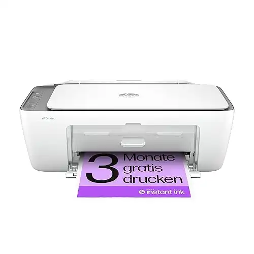 HP DeskJet 2820e Multifunktionsdrucker, 3 Monate gratis drucken mit HP Instant Ink inklusive